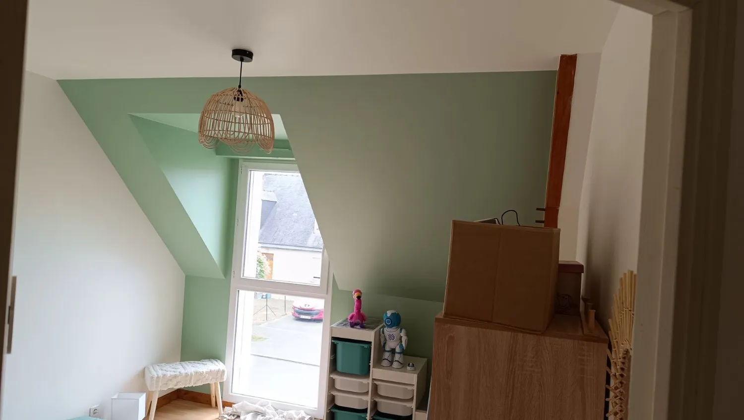 peintre en batiment vitre